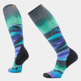 Women's Ski Compression Print Over The Calf Socks