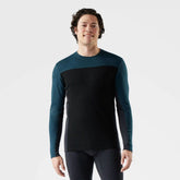 Men's Classic Thermal Merino Base Layer Colorblock Crew Boxed