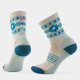 Women's Hike Retro Floral Mid Crew Socks