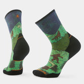 Trail Run Neature Print Crew Socks