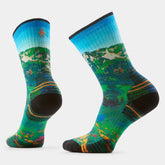 Women’s Hike Mountain Lake Print Crew Socks