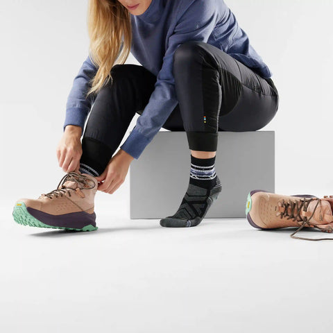 Women's Hike Zig Zag Valley Mid Crew Socks