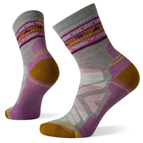 Women's Hike Zig Zag Valley Mid Crew Socks