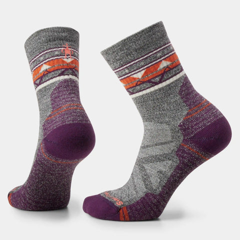 Women's Hike Zig Zag Valley Mid Crew Socks