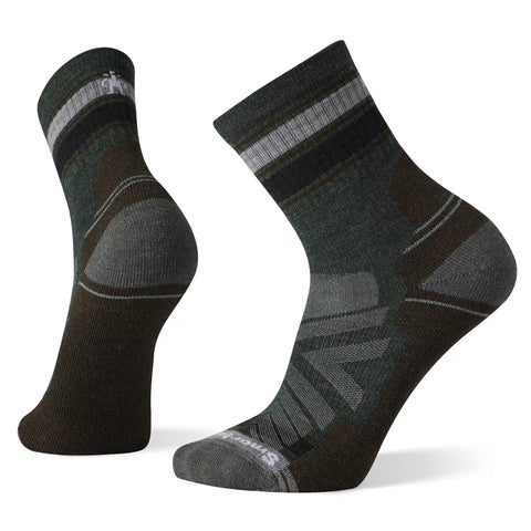 Hike Striped Mid Crew Socks