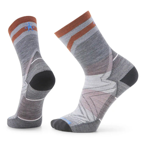 Run Mid Crew Pattern Socks
