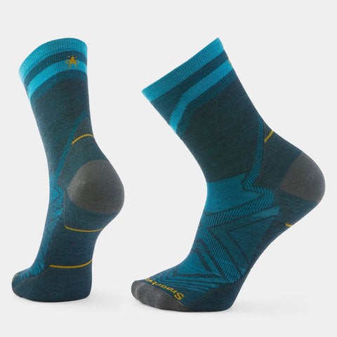 Run Mid Crew Pattern Socks