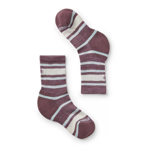 Kids' Hike Striped Crew Socks