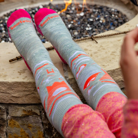 Kids' Wintersport Ski Day Over The Calf Socks