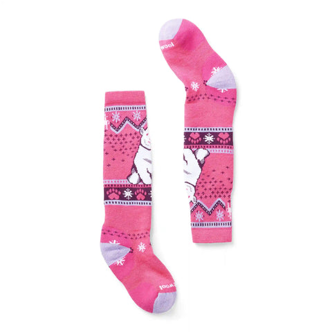 Kids' Wintersport Polar Bear Pattern Over The Calf Socks