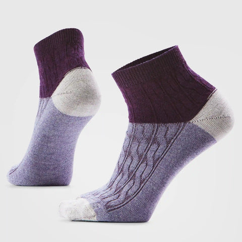 Women's Everyday Cable Ankle Socks