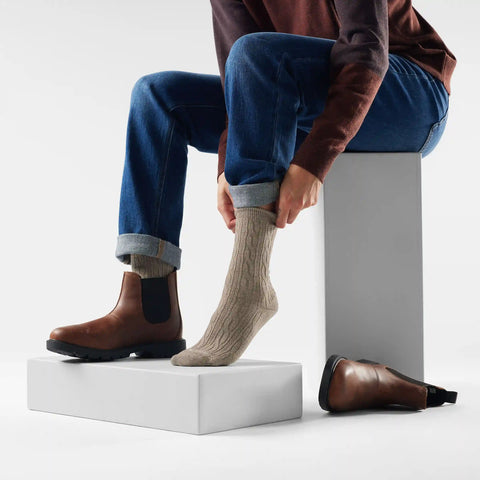 Women's Everyday Cable Crew Socks