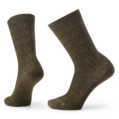 Women's Everyday Cable Crew Socks