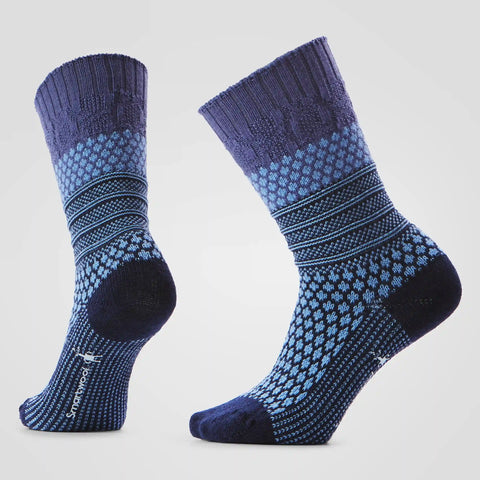 Women's Everyday Cozy Popcorn Cable Crew Socks