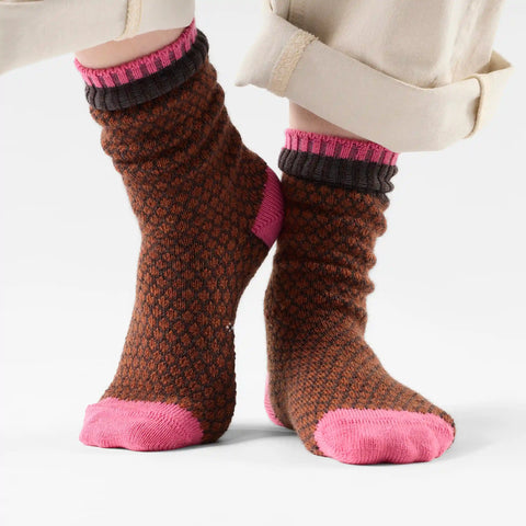 Women's Everyday Cozy Popcorn Polka Dot Crew Socks