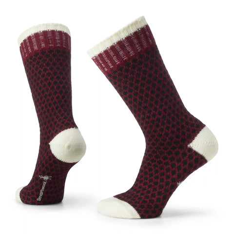 Women's Everyday Cozy Popcorn Polka Dot Crew Socks