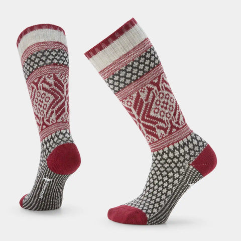 Women's Everyday Cozy Popcorn Snowflake Crew Socks