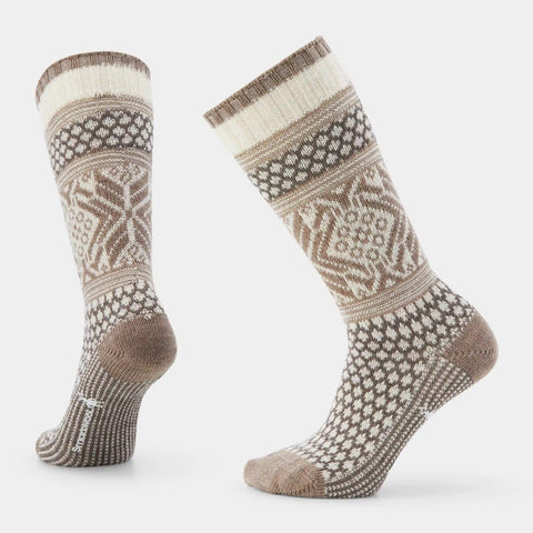Women's Everyday Cozy Popcorn Snowflake Crew Socks