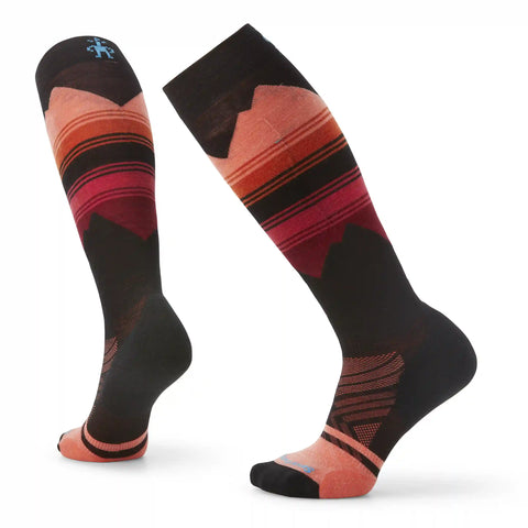 Women's Ski Pattern Over The Calf Socks