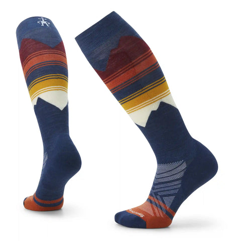 Women's Ski Pattern Over The Calf Socks