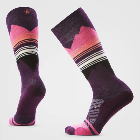 Women's Ski Pattern Over The Calf Socks