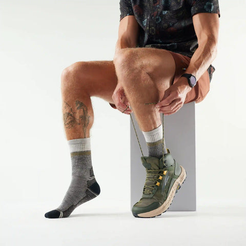 Hike Winding Trail Crew Socks
