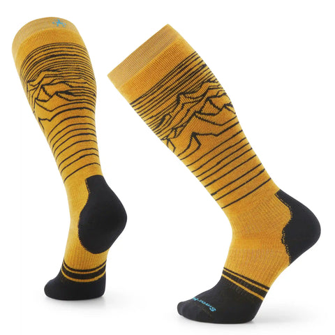 Snowboard Iguchi Pattern Over The Calf Socks
