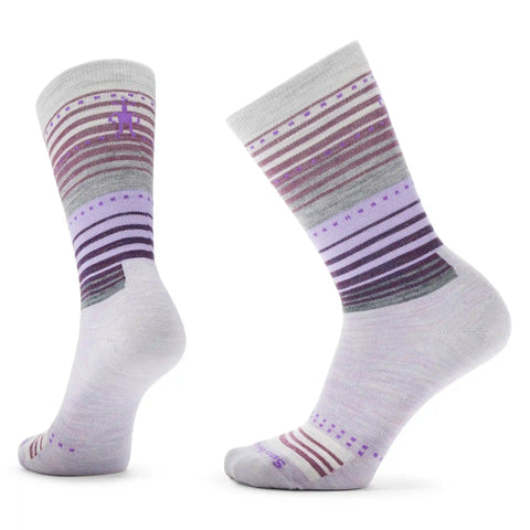 Women's Everyday Stitch Stripe Crew Socks