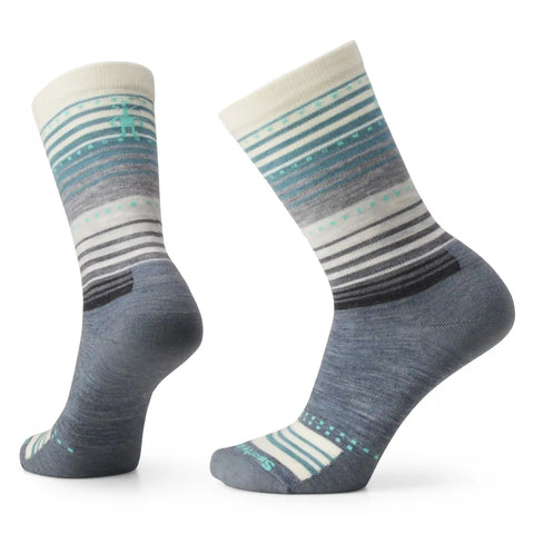 Women's Everyday Stitch Stripe Crew Socks