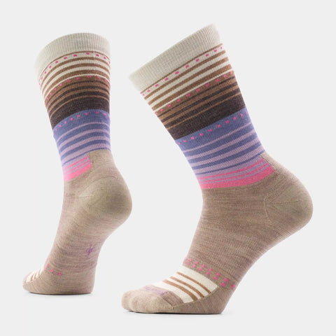 Women's Everyday Stitch Stripe Crew Socks