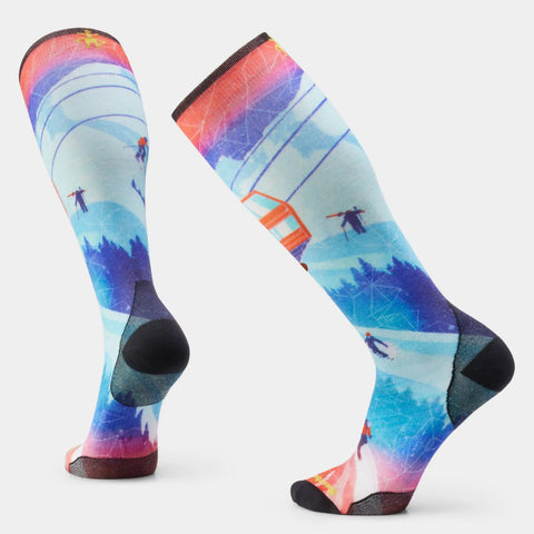 Ski Ski Day Print Over The Calf Socks