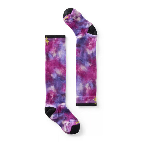 Junior Ski Tie Dye Print Over The Calf Socks