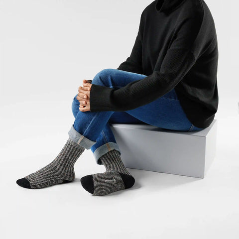 Women's Everyday Cozy Waffle Press Crew Socks
