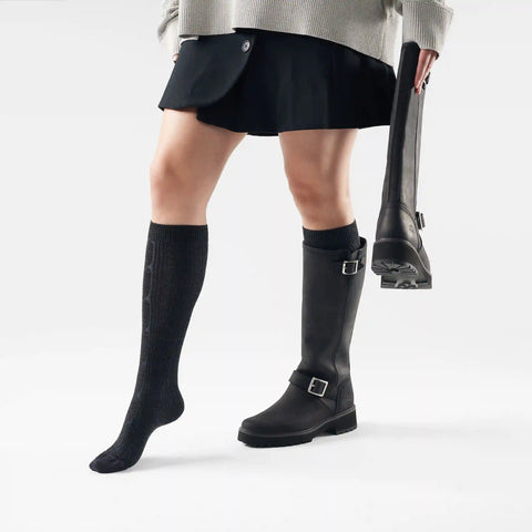 Women's Everyday Cable Knee High Socks