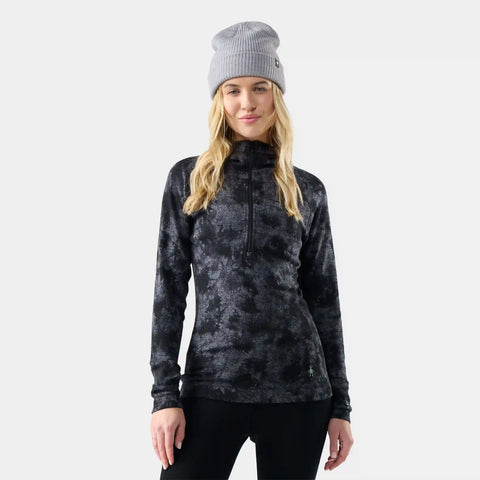 Women's Classic Thermal Merino Base Layer 1/2 Zip Hoodie