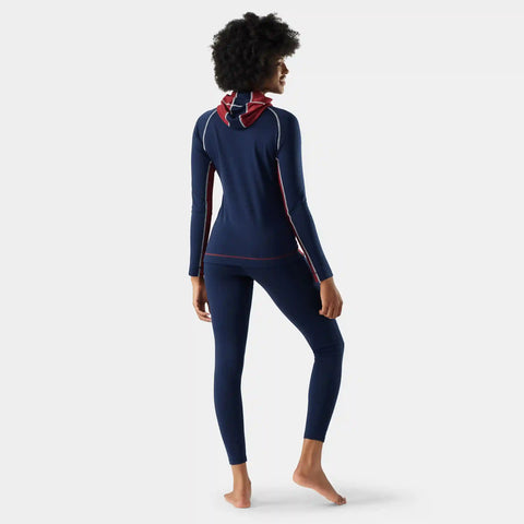 Women's Classic Thermal Merino Base Layer 1/2 Zip Hoodie