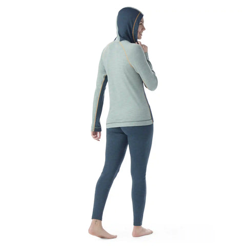 Women's Classic Thermal Merino Base Layer 1/2 Zip Hoodie