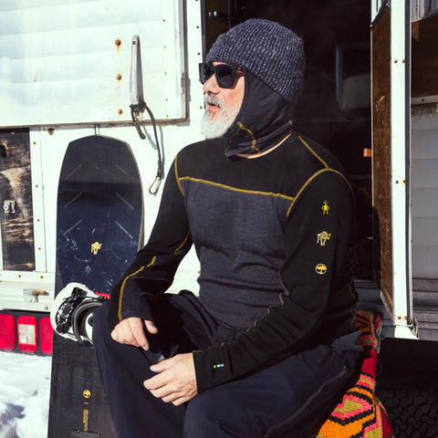 Men's Classic Thermal Merino Base Layer Colorblock Crew