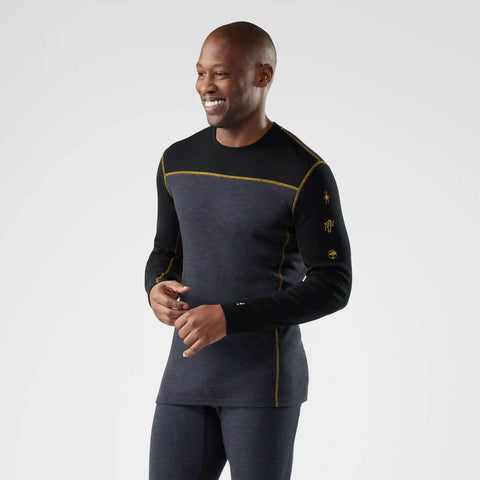 Men's Classic Thermal Merino Base Layer Colorblock Crew