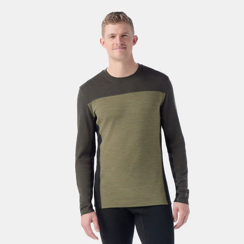 Men's Classic Thermal Merino Base Layer Colorblock Crew