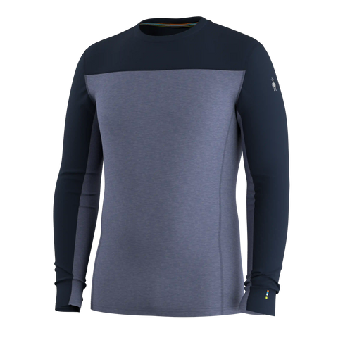 Men's Classic Thermal Merino Base Layer Colorblock Crew Boxed