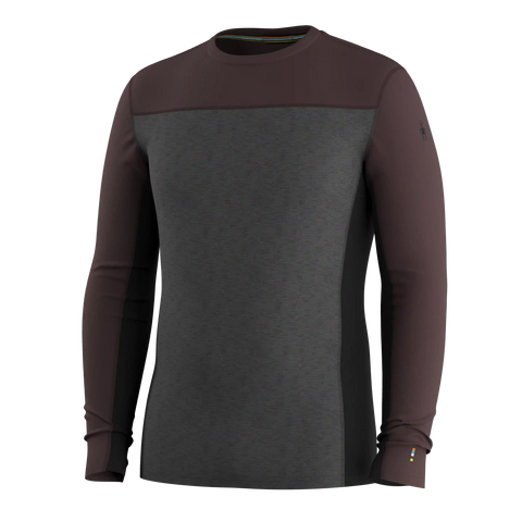 Men's Classic Thermal Merino Base Layer Colorblock Crew Boxed