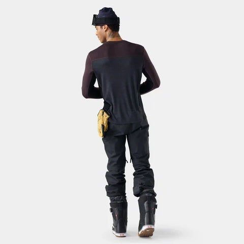 Men's Classic Thermal Merino Base Layer Colorblock Crew Boxed