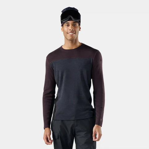 Men's Classic Thermal Merino Base Layer Colorblock Crew Boxed