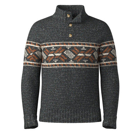 Men's Heavy Henley Sweater
