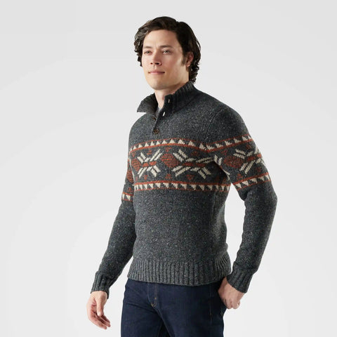Men's Heavy Henley Sweater