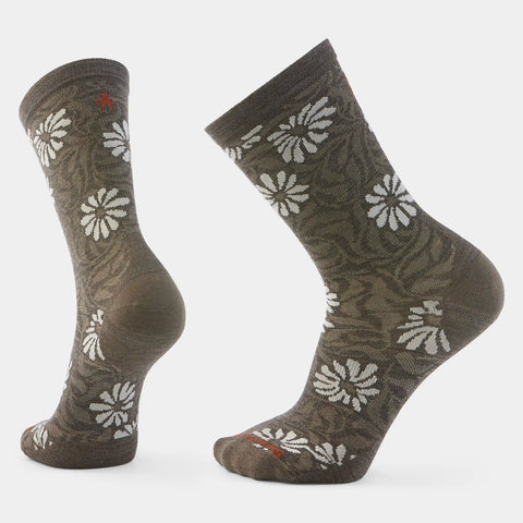 Women's Everyday Floral Crew Socks