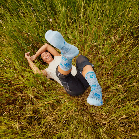 Women's Everyday Floral Crew Socks