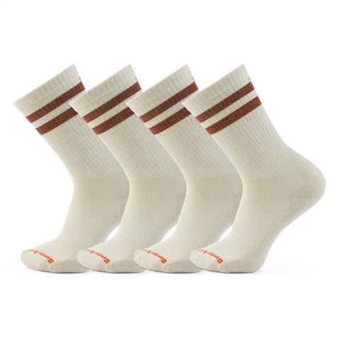 Everyday Athletic Striped Crew Socks 4-Pack