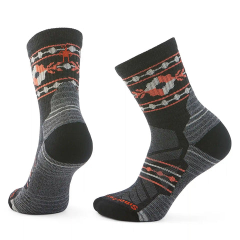 Women's Hike Retro Floral Mid Crew Socks